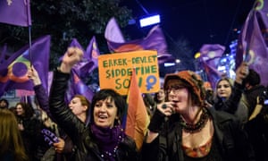 theguardian - International Women’s Day march in Istanbul http://www.theguardian.com/world/2016/mar/09/turkish-first-lady-praises-harem-as-school-for-women