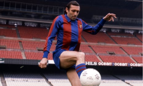 Quini at the Camp Nou in 1981, the year he was kidnapped in an ordeal that lasted for 25 days.