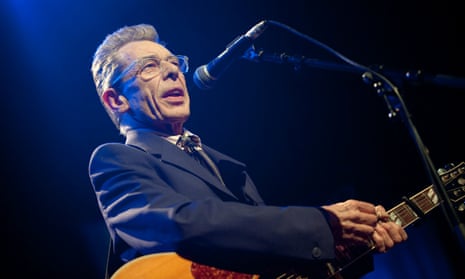 Rab Noakes performing on stage as part of ‘Bring It All Home - Gerry Rafferty Remembered', a tribute during the 2012 Celtic Connections festival in Glasgow.