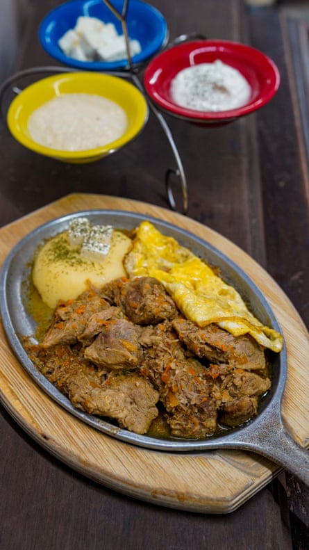 food on plates