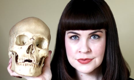 Caitlin Doughty and a friend.