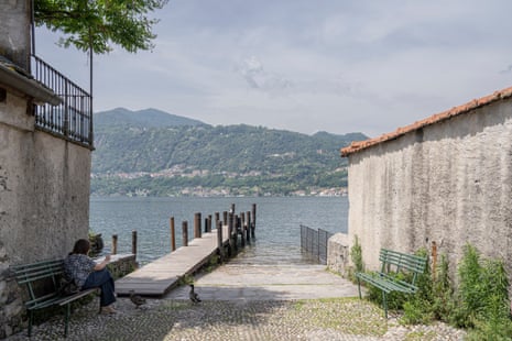 The lakeside at Orta San Giulio in Italy