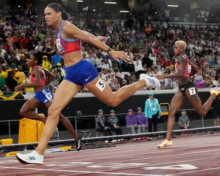 Sydney McLaughlin-Levrone wins the world 400m gold