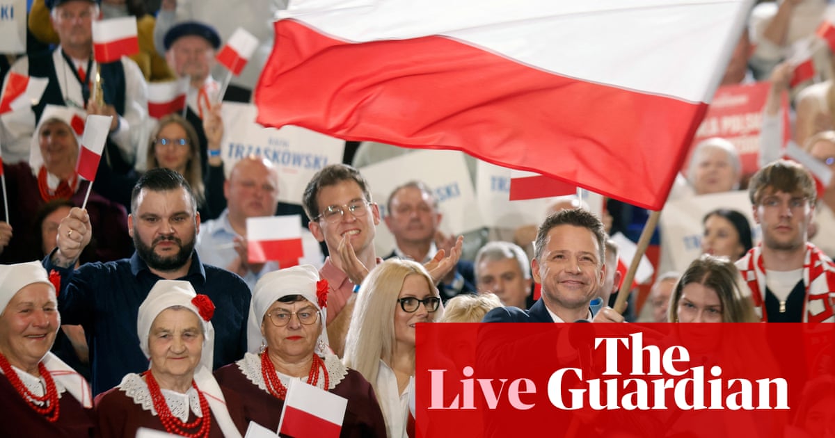 Poland's presidential candidates seek to broaden appeal on campaign trail after nail-biting first round vote Europe live
