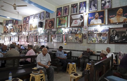 A cafe at al-Rasheed street, the oldest street in central Baghdad:
