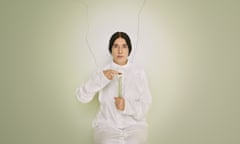 ‘A spiritual journey through Brazil’ … Marina Abramović in Artist Portrait with a Candle, 2013. Courtesy the Marina Abramović Archives and Sean Kelly, New York