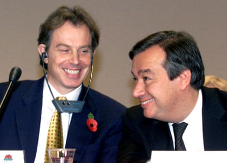 Tony Blair and António Guterres