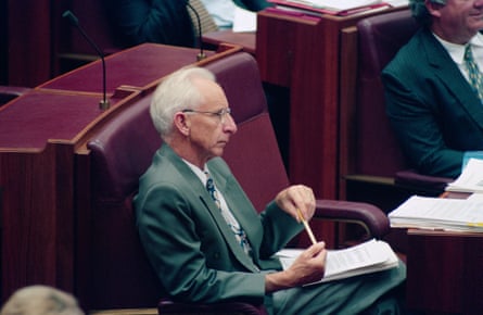 Brian Harradine in the Senate in February 1997