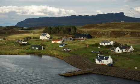 Port Mor on the Isle of Muck, where residents used Facebook to try to attract a new teacher.