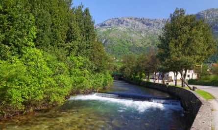 The Ljuta River in Konavle, south of Dubrovnik