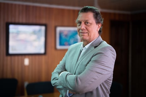 Franz Tattenbach, Costa Rica's minister of environment and energy, during an interview