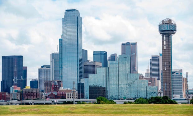 The skyscrapers of Dallas.