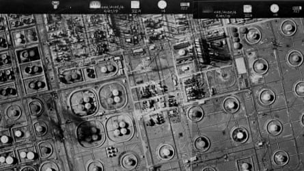 Aerial photographs of Iran taken in 1947 by Hunting Aerosurveys of Bond Street for the Anglo-Iranian Oil Company. Still from film.
