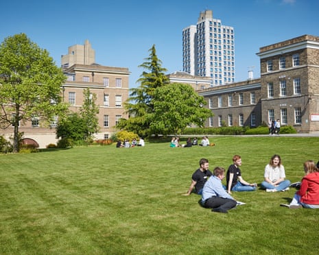 Students at the University of Leicester.