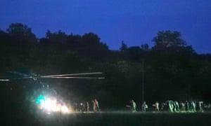 Some of the boys were taken to hospital by helicopter, with one reported to have travelled by road