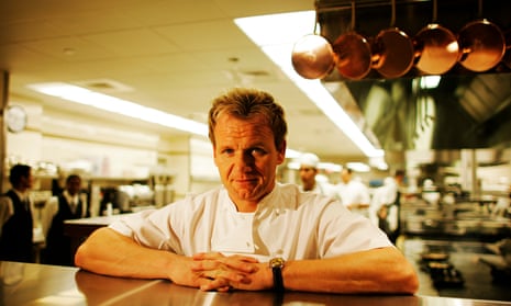 Chef Gordon Ramsay at one of his restaurants in New York.