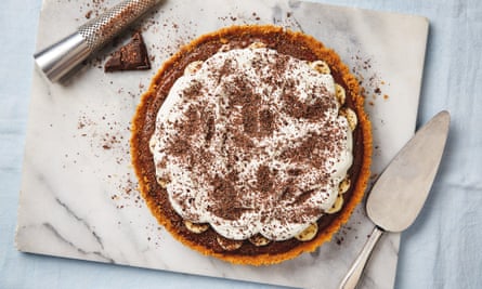 Thomasina Miers’ banoffee pie with goat’s milk toffee.