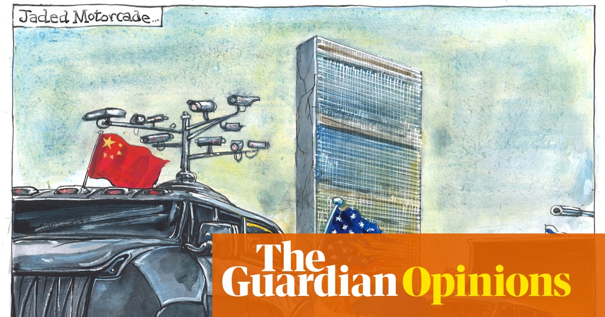 Martin Rowson on Donald Trump's meeting with Xi Jinping – cartoon