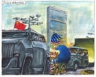 Martin Rowson on Donald Trump's meeting with Xi Jinping – cartoon