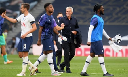 Jose Mourinho Targets Europa League After Tottenham Edge Past Arsenal Tottenham Hotspur The Guardian