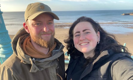 Thom Barber and his partner Olivia.