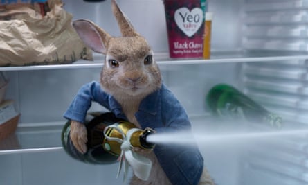 Peter Rabbit voiced by James Corden in Peter Rabbit. 2: The Runaway.