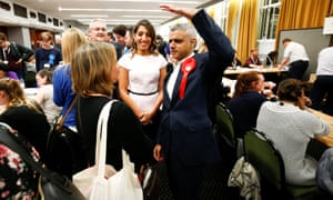 Sadiq Khan hoped Labour’s vote would be higher.