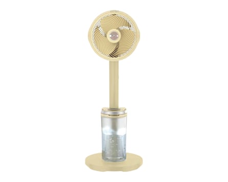 Shark FlexBreeze Pro Mist Indoor & Outdoor Fan & Outdoor Misting System - Butter Yellow