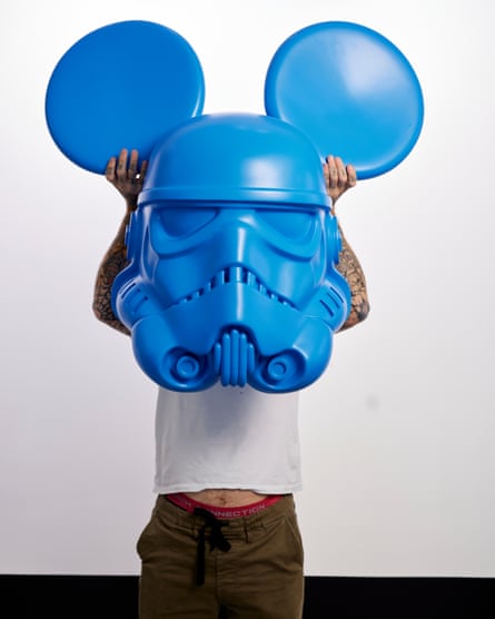 May the ears be with you … a Mickey Mouse and stormtrooper mashup.