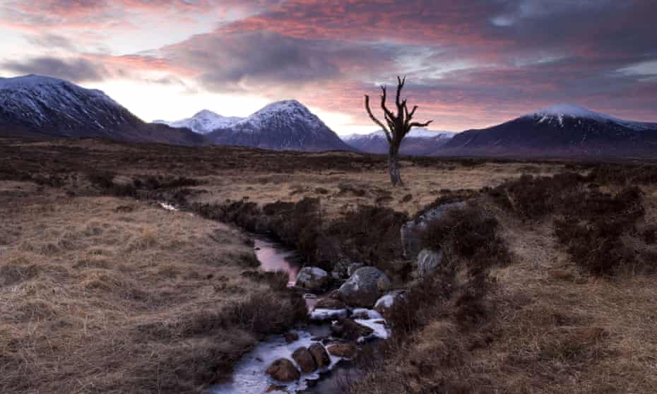 Rannoch Moor in the Scottish Highlands