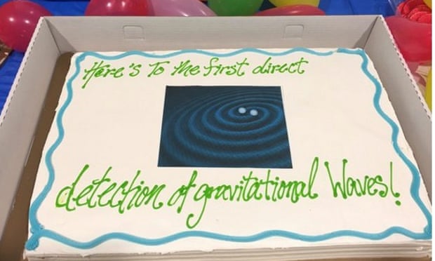Gravitational waves cake
