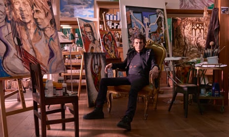 ‘My art has saved my life’: Ronnie Wood in his studio.