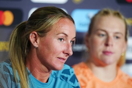 England attack coach Lou Meadows during a press conference at Franklin's Gardens, Northampton