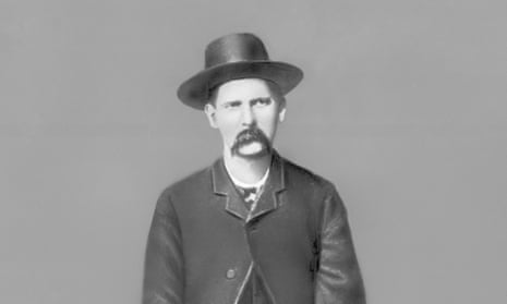 A photograph of Wyatt Earp in 1882 while he was a marshal in Dodge City.