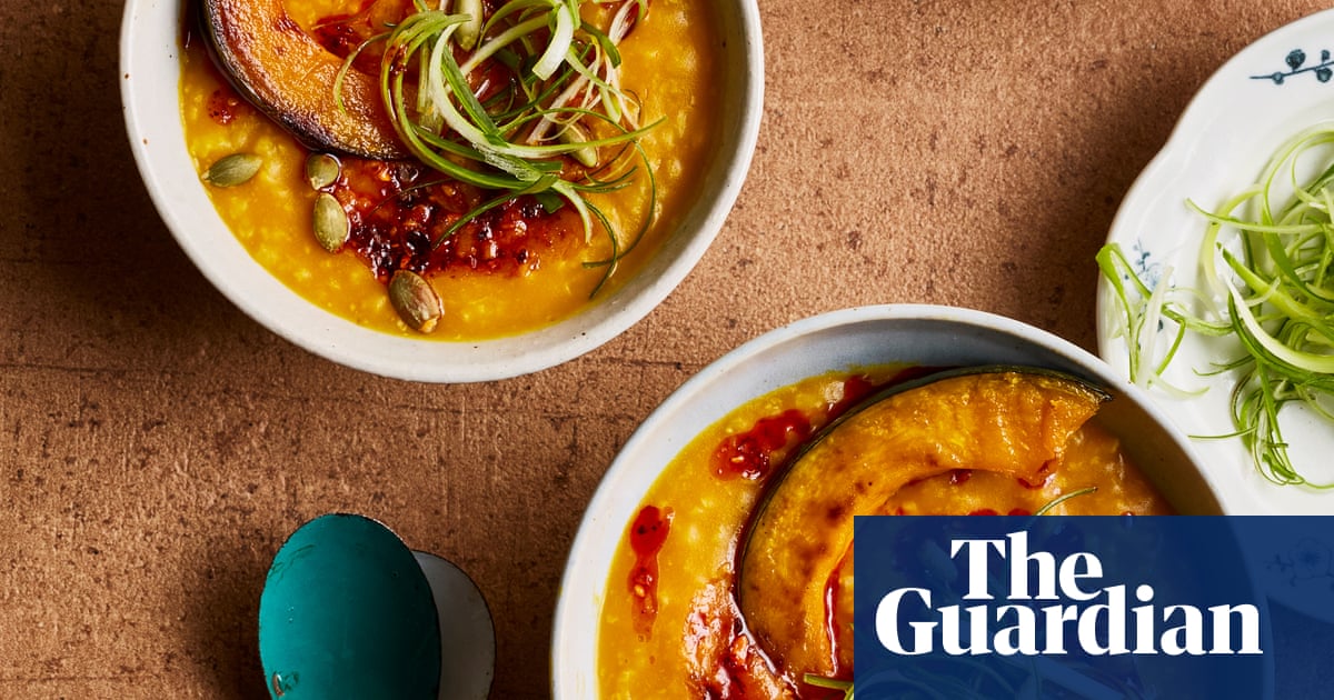 Ravinder Bhogal shares autumn squash recipes for congee, chicken and cookies
