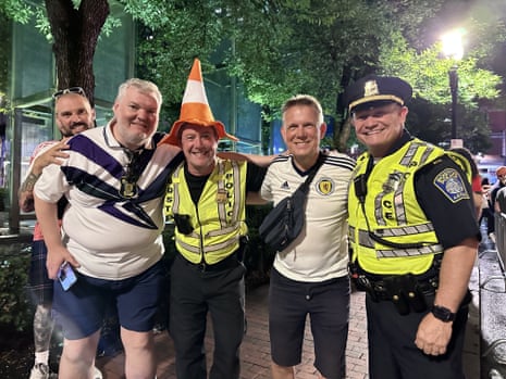 Scotland fans gather in Boston ahead of their World Cup clash with Morocco