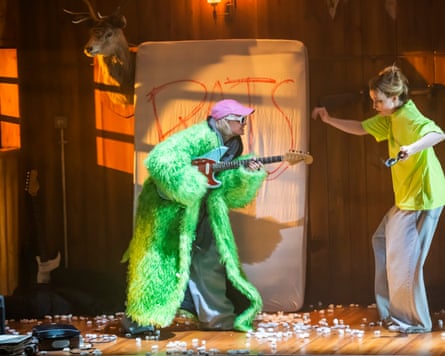 Emerging talent … Agathe Rousselle and Patricia Auchterlonie in Oliver Leith’s Last Days, inspired by Kurt Cobain.