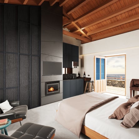 The interior of the cottage apartment.