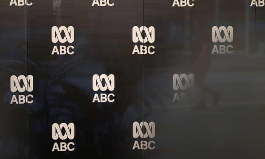 The ABC logo is pictured at its headquarters in Sydney