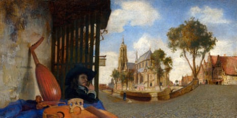 A View of Delft, 1652 by Carel Fabritius.