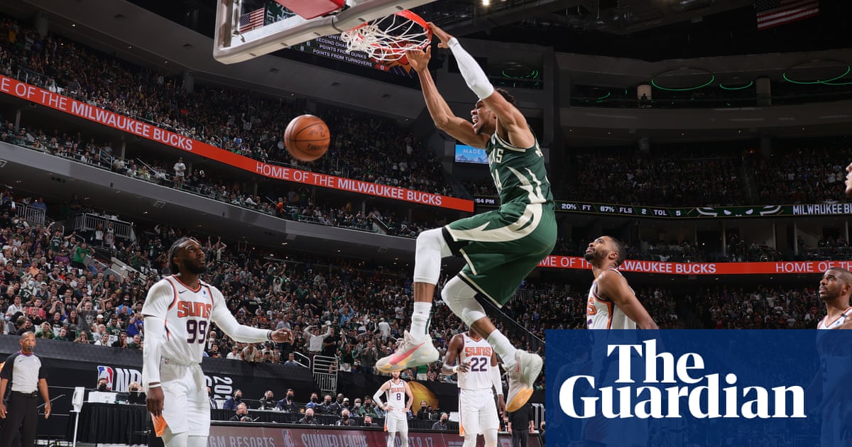 Imperious Antetokounmpo hauls Bucks to Game 3 win over Suns in NBA finals