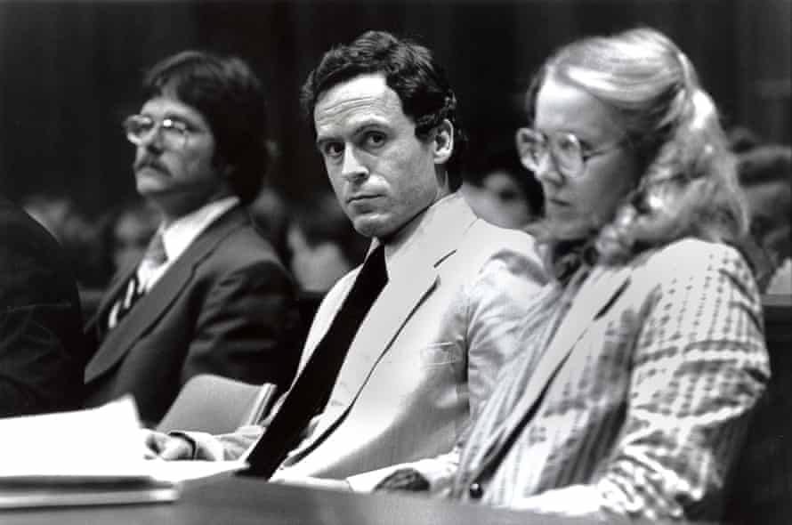 Ted Bundy in court, 1979.
