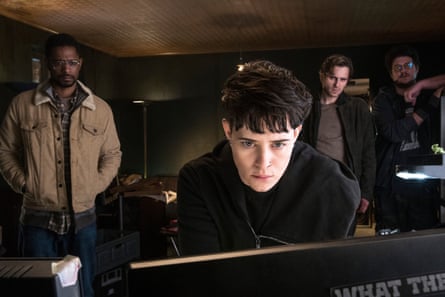 Stanfield with Claire Foy in The Girl in the Spider’s Web.