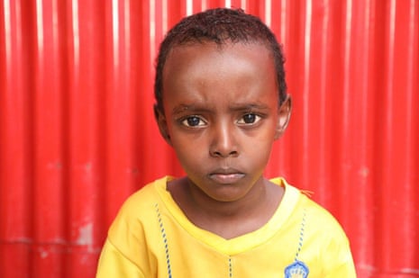 A seven-year-old boy