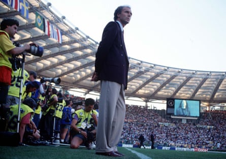 Franz Beckenbauer's West Germany defeated Argentina in the 1990 World Cup final.
