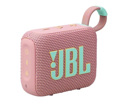 JBL GO 4 Ultra-Portable Bluetooth Speaker with Big JBL Pro Sound and Punchy Bass, PlaytimeBoost, Waterproof Design and 7-Hour Playtime, Pink