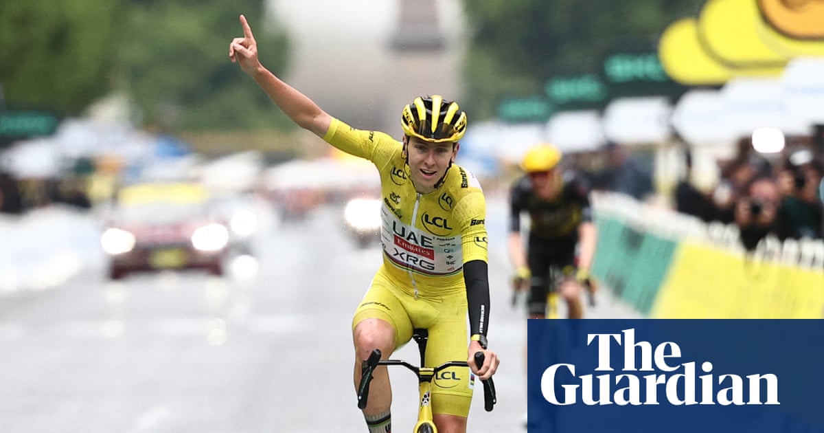 Tadej Pogacar reigns in Paris after winning Tour de France for fourth time