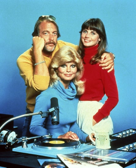Howard Hesseman, Jan Smithers and Anderson in WKRP in Cincinnati.