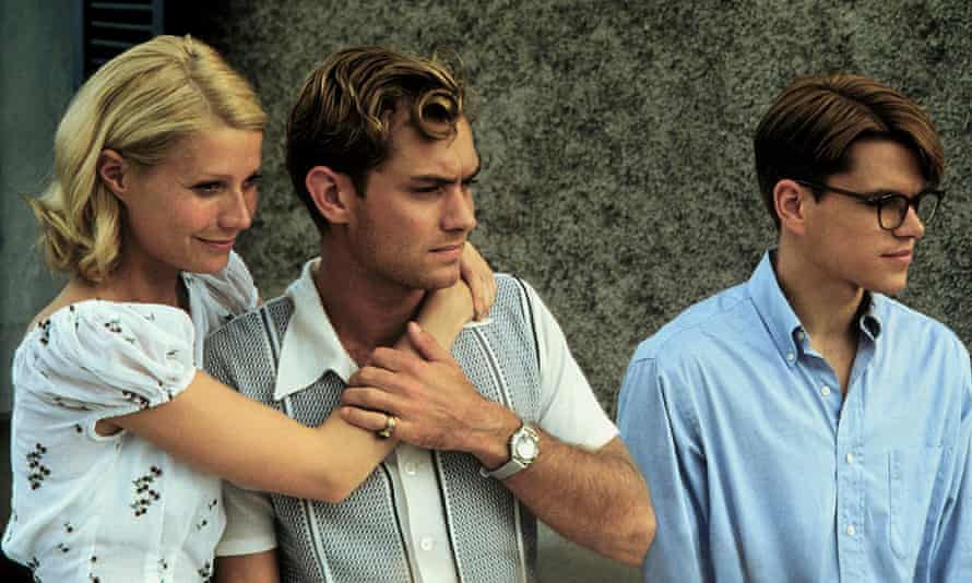 Gwyneth Paltrow, Jude Law and Matt Damon in Anthony Minghella’s 1999 adaptation of The Talented Mr Ripley