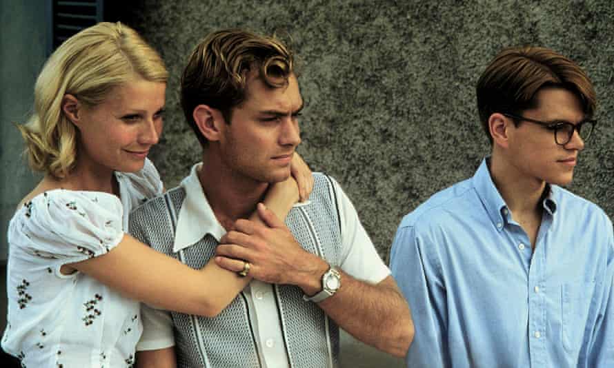 Marge Sherwood (Gwyneth Paltrow), Dickie Greenleaf (Jude Law) et Tom Ripley (Matt Damon) dans le film de 1999 The Talented Mr Ripley.